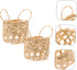 2pcs PRETYZOOM Rustic Bamboo Lampshades Woven Pendant Light Covers Lightweight and Household Lamp Shades for Table
