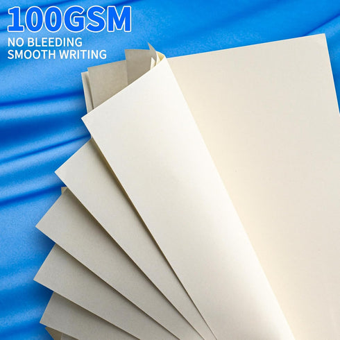 Tofun 2 Packs A6 A6 A6 6-Ring 80 160 Refillable Paper, Blank Refill Paper, Binder Refills for Binders Planner Traveller