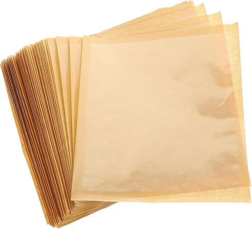 Kraft Paper Bread Bags with Window 18x19cm, Oil-resistant Toast Packaging Pouches for