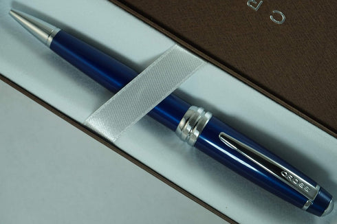 Cross Executive Companion with Diamond Cut Multi-groove Signature Center Ring Bailey BallPoint Pen