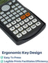 Mr. Pen Scientific Calculator, Solar Power, 2 Line, Fraction, Statistics, College, High School Calculator