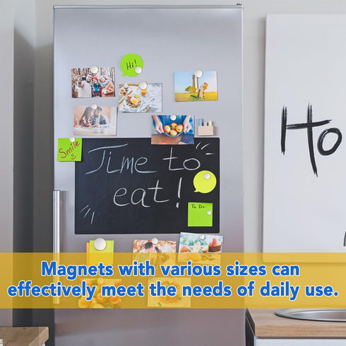 TRYMAG Rare Earth Magnets 330Pcs, Small Strong Magnets in 5 Sizes for Whiteboard, Refrigerator, DIY Crafts