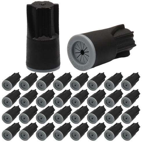 Uenhoy 40 Pcs Waterproof Wire Electrical Connectors 22AWG-14AWG, Outdoor Sealant Twist Nut Caps