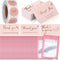 Epakh 1140 Pieces Thank You Card and Sticker Set, Includes 100 Thank You Business Cards, 1000 Roll Labels, 40 Packaging
