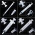 20 Packs Plastic Syringe with Measurement - Suitable for Measuring, Watering, Refilling (1 ml/3 ml/5 ml/10 ml)
