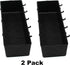 JSP Manufacturing Heavy Duty Black Peg Board Storage Bin - Parts Storage Bins Hooks to Peg Tool Board Workbench Craft (2)