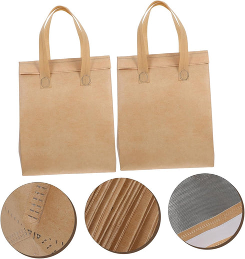 50pcs Insulated Food Bags - Sturdy Lunch Box for Catering