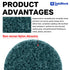Linkiblock 25Pcs 3 inch Fine Abrasive Nylon Surface Conditioning Quick Change Sanding Discs R-Type with Adapter