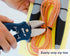 Zibra Open-It! All-In-One Multi Tool with Heavy-Duty Scissors, Box Cutter, Screwdriver, and Package Opener in Blue