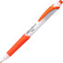Pentel GlideWrite Ballpoint Pen with TechniFlo Ink, 1.0mm Medium Line, Orange Ink, Box of 12 (BX910-F)