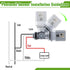 2 Pack 120VAC 50/60 IP54 Photocell Sensor for Outdoor Lights, Hz Photocell Waterproof, Swivel Mount Photocells, Dusk