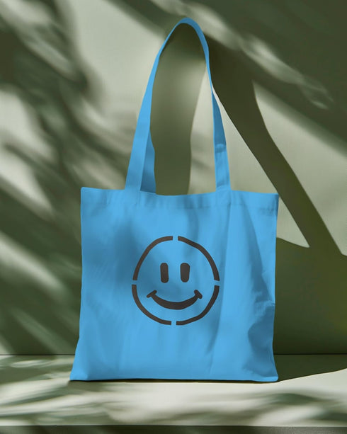 Smile Smiley Face Emoji Stencil, Reusable & Sturdy, 8.5" x 11" for Spreading Happiness in Crafts