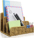 IMAYLLA Desk Mail Organizer - Small File Holders, Document Filing Folders, Paper Organizer for Office Desk Accessories