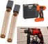 4Pcs Carbon Brushes Replacement, Compatible with BLACK & DECKER KR70 Motor Carbon Brushes Power Tools Accessories