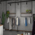 12x118 inch Light Grey Concrete Wallpaper, Peel and Stick Cement Contact Paper for Modern Industrial Style Decorative