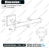 2 Pack, B3008CH-P2 KOKOSIRI Hand Towel Bar Chrome Bathroom Towel Rail Holder Kitchen Paper Holder Wall Mounted Toilet