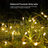 33FT 300 Firecracker String Lights LED Warm White Plug in Indoor Silver Wire LED Cluster Fairy Lights with Remote