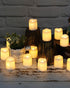 SHYMERY Flameless Votive Candles - 24 Pack, 200+ Hour Battery Operated LED Tea Lights for Wedding and Christmas