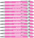 PASISIBICK 12 Pieces Pink Motivational Quotes Snarky Screen Touch Ballpoint Pens, Black Ink, Office Scriptures (Pink)