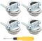 4 Pcs Zinc Clamp Type Cable Connectors, 3/4 Inch Clamp Fittings for Metallic Conduit Protect Cables