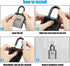 Key Lock Box, Portable Lockbox for House Key, 4 Digit Combination Key Safe Storage, Waterproof Wall Mounted