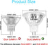 MR16 Halogen Bulb 35W Dimmable 12V GU5.3 Bi-pin Base Spotlight, 6 Pack for Landscape Lights and Track Lights