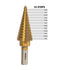 NEIKO 10185A High-Speed Alloy-Steel Titanium Step Drill Bit, 12 Step Sizes from 3/16 Inch to 7/8 Inch