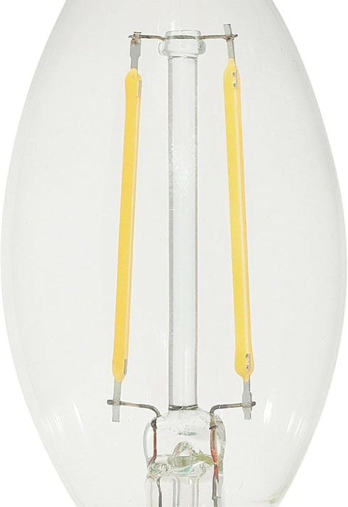4517200 3.3 (40 CA11 Dimmable Bulb, Westinghouse Watt Watt Equivalent) Clear Filament LED Light Candelabra Base