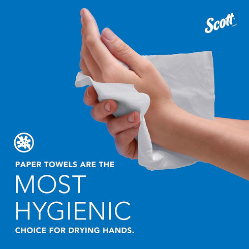 (47091), 12.65" 13.02" 7.18" 1) Scott Slimroll Manual Towel Dispensers White, for Orange Core Scott Slimroll Towels, x