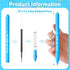 TaoBary Blue Retractable Ballpoint Pens (50 Pcs), It's a Boy Themed Baby Shower Favors with Cards and Organza Bags