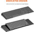 Richboom Computer Keyboard Stand Riser for Ergonomic Typing, Acrylic Tray Holder with Silicone Anti-Slip