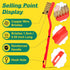 QWACVRTM Crevice Cleaning Brush, Hard Bristle Crevice Cleaning Brush, Cleaning Brushes for Household Use, Kitchen Scrub