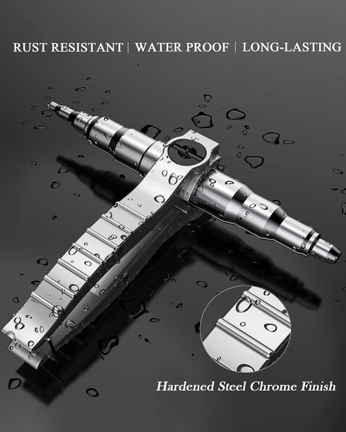 Swaging Tool Pipe Tube Expander, Hand Expanding Tool for Refrigeration Tube Expander for Copper Sizes 1/4" to 7/8"