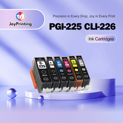 PGI225 CLI226 Ink Cartridges Replacement for Canon PGI-225 CLI-226 for PIXMA MG6220 MG6120 (10 Pack)