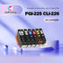 PGI225 CLI226 Ink Cartridges Replacement for Canon PGI-225 CLI-226 for PIXMA MG6220 MG6120 (10 Pack)