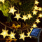 Solar String Lights Outdoor, 30ft 50LED Waterproof Christmas Lights with 8 Modes for Gardens and Patio Decor