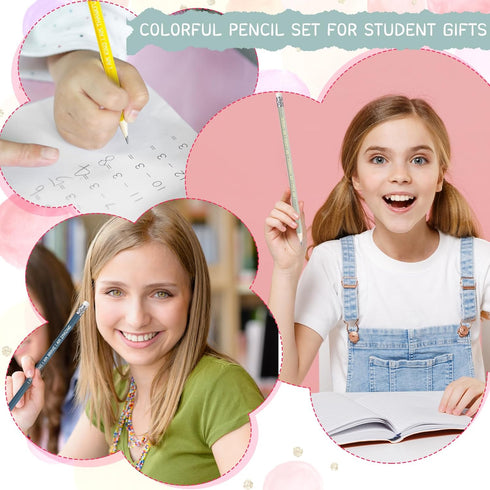 Fumete 72 Pcs Back to School Gifts for Students, Motivational Pencils with Inspirational Sayings, Bulk #2 HB Wood