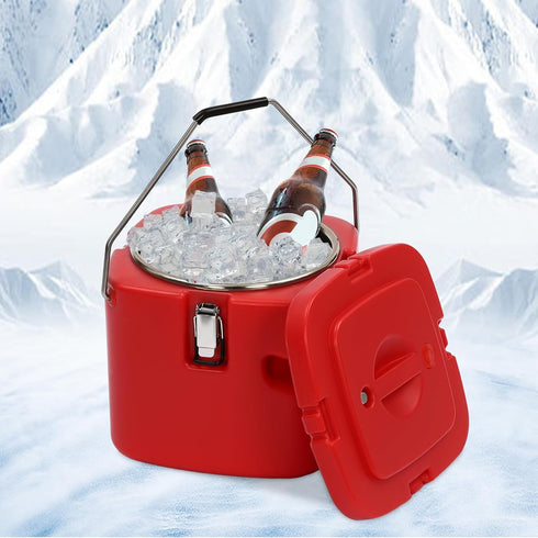 JLYNOWPT 2.5 Commercial &4 Gal Insulated Soup Container Pot, Food Warmer with Heat & Cold Preservation Function