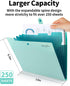 Sooez Expanding File Folder, Letter Size Accordion Organizer, 5 Pocket Folders for Documents - Cute Folder with Labels,