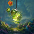 Yamodoor Frog Solar Outdoor Hanging Lantern Creative Small Sculpture Lights Durable Waterproof Lamp