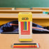 School Smart No 2 Pencils, Hexagonal with Latex-Free Erasers, Assorted Body Colors, Pack of 144