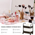 Generic 2-Tier Utility Cart - Mobile Kitchen Slide Out Organizer On Wheels, Storage Handcart, Rolling Utility Trolley |