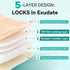 6"x6" 5 Pack Dimora Silicone Foam Dressing with Border Adhesive Waterproof Wound Dressing Bandage for Wound Care