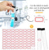 50ml Clear Glass Vials with Screw Caps, Small Liquid Sample Test Tubes, 12PCS Leak-Proof Bottles