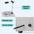 Slendor Magnetic Stirrer Hot Plate Mixer 79-1, Lab Stirrers Hotplate Max 2400 RPM with Stir Bar and Stand