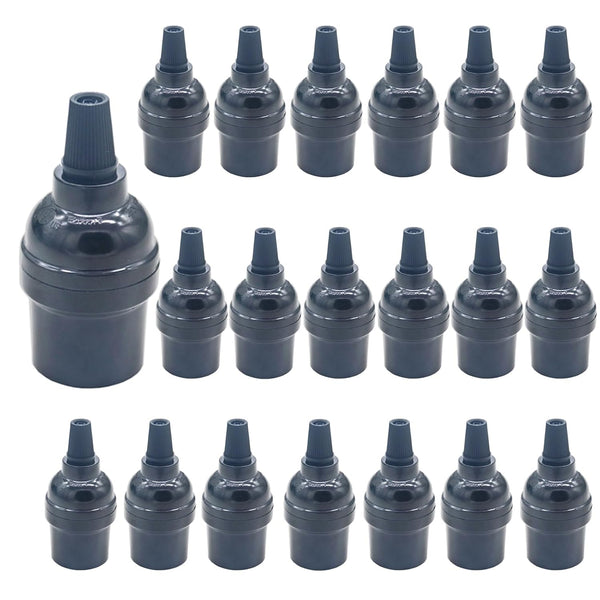 E26 Lamp Socket: Threaded Lamp Socket Replacement Medium Base Lamp Parts with