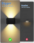 IP65 3000K CORESLUX Solar Outdoor Wall Lights, Up and Down Waterproof Wall Lighting, Outdoor Solar Lights