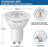 Dimmable GU10 LED Bulbs, 7W (50W-60W-75W Equivalent), 38 120V 650Lm for Track Spot Lighting, Natural White 4000K, 10