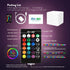 8", Dimmable 16 4 Mr.Go Rechargeable LED Color-Changing Light Cube Soothing Mood Lamp with Remote, RGB Colors Modes