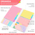 Sticky Notes Set, Post Self-Stick Notes Pads for Journaling, Office Supplies, College Essentials for High School
